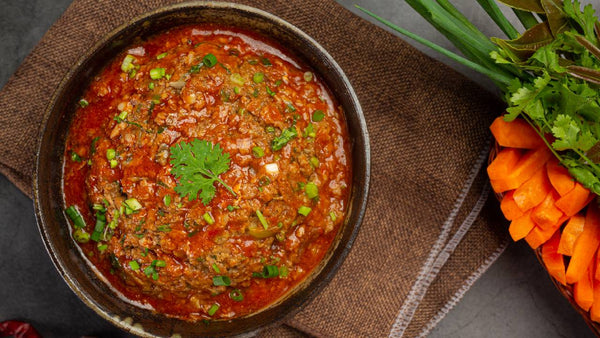 Puli kulambu with Arusuvai Kulambu Chilli powder