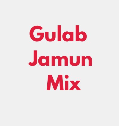 Gulab Jamun Mix